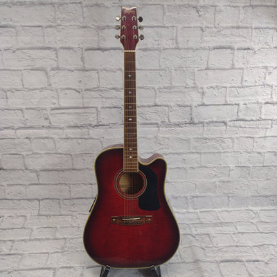 Washburn D17-CE 2005 Solid Top Acoustic Guitar