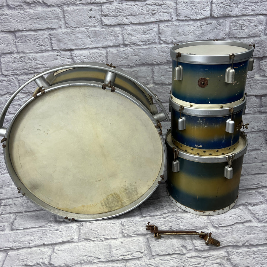 Gretsch WW2 WWII Era Defender 12 12 14 26 - Blue Yellow Duco