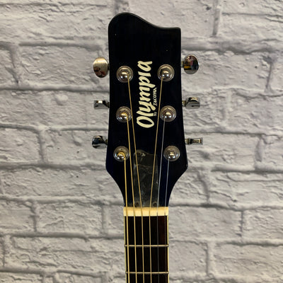 Olympia by Tacoma OMC-11CE6 Acoustic Guitar Blue