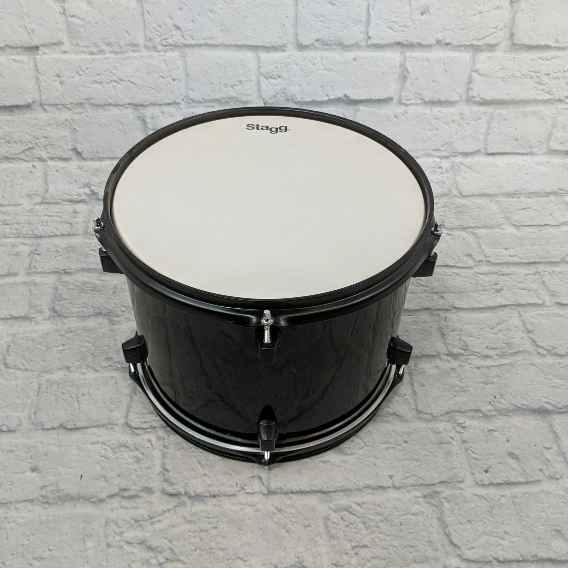 Stagg 5pc Drum Set with Cymbals and Hardware - Black