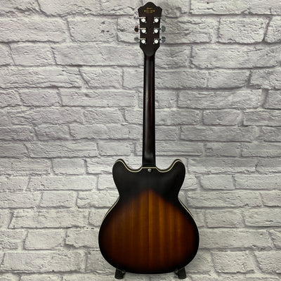 Grote Semi Hollow Satin Sunburst