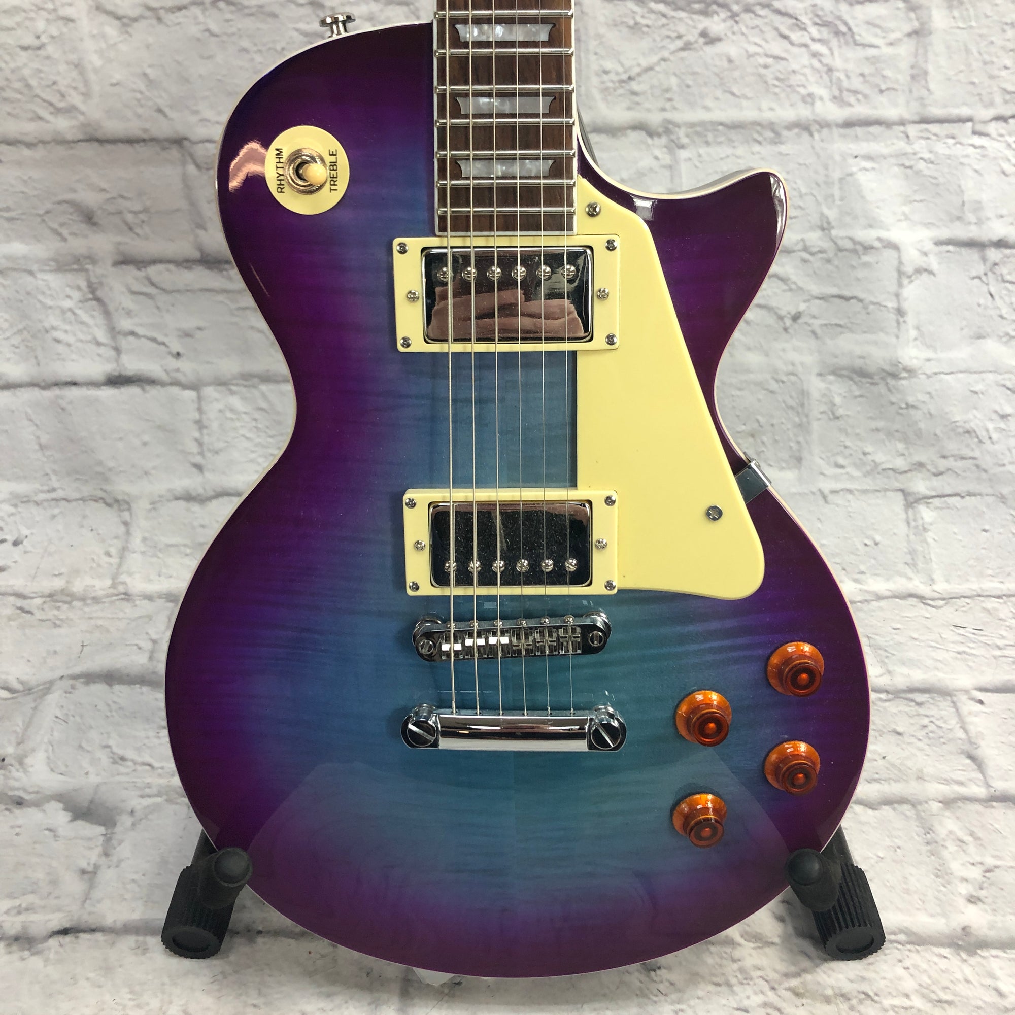 Firefly LP Elite Blue Purple Burst Electric Guitar