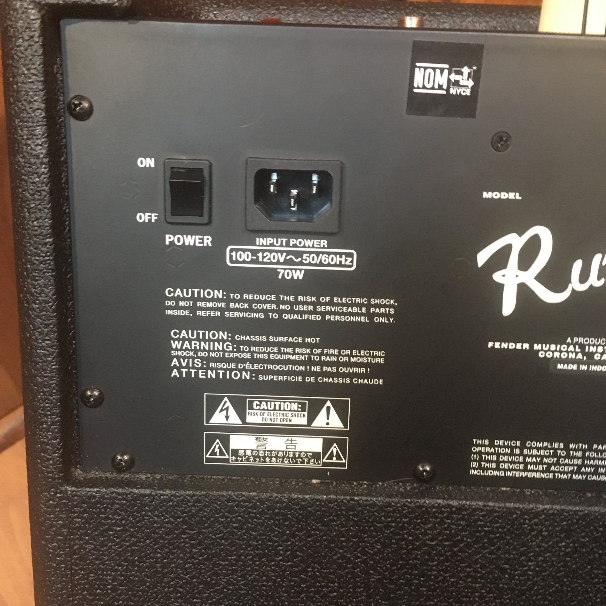 Fender Rumble 25w Bass Combo