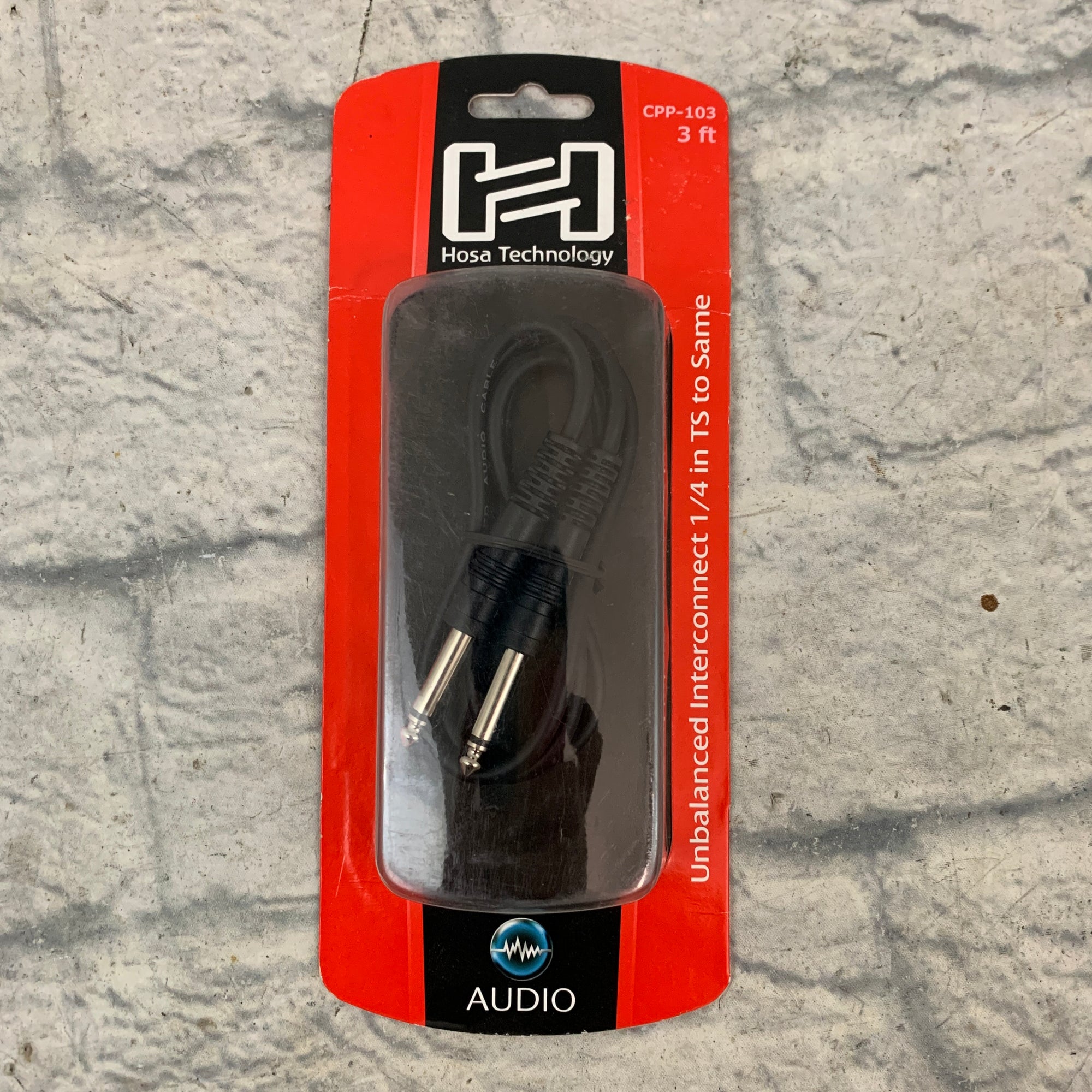 Hosa CPP-103 1/4" Interconnect Cable 3ft