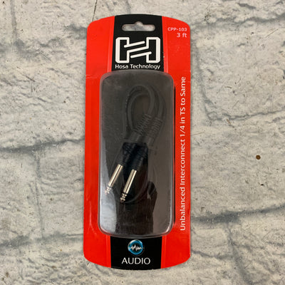 Hosa CPP-103 1/4" Interconnect Cable 3ft