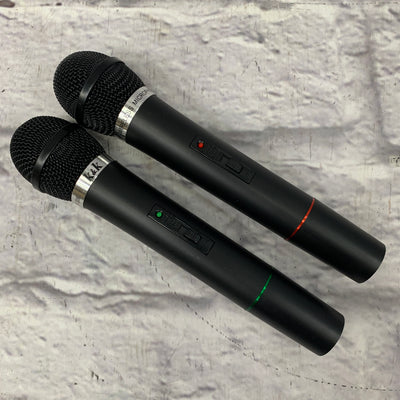 K&K AT-306 Wireless Dual Handheld Microphone System