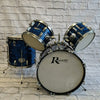 Rogers 4-Piece Holiday Drum Kit Blue Onyx