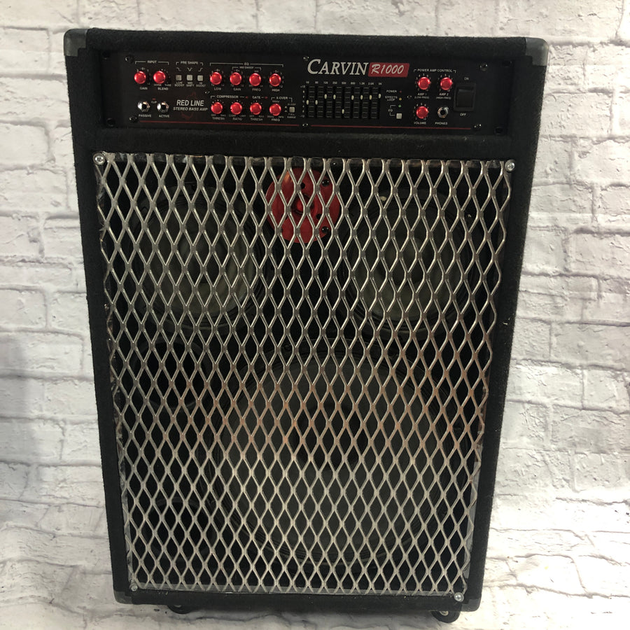 Carvin RL1000 R1015 Cyclops Red Line Bass Amp
