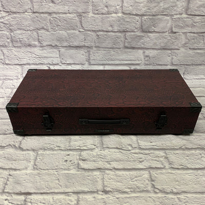 NYC Cases Custom Pedalboard Red Snakeskin