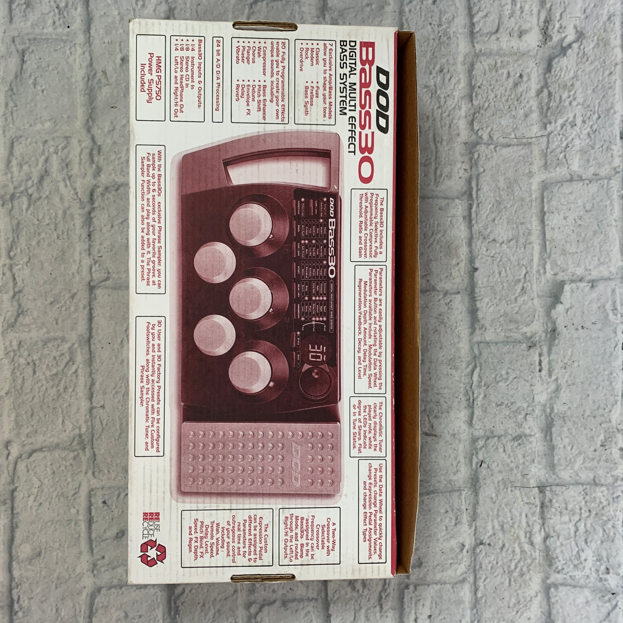 DOD Bass30 Multi-Effect New Old Stock!
