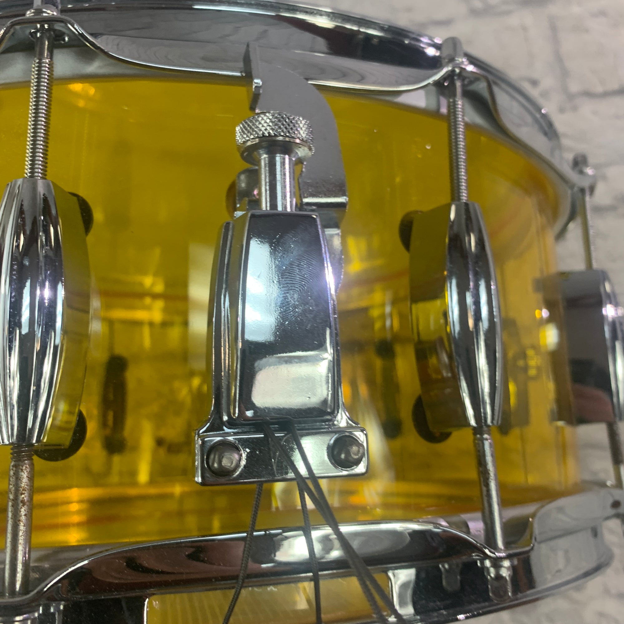Custom Yellow Acrylic Snare 14x6.5 Snare