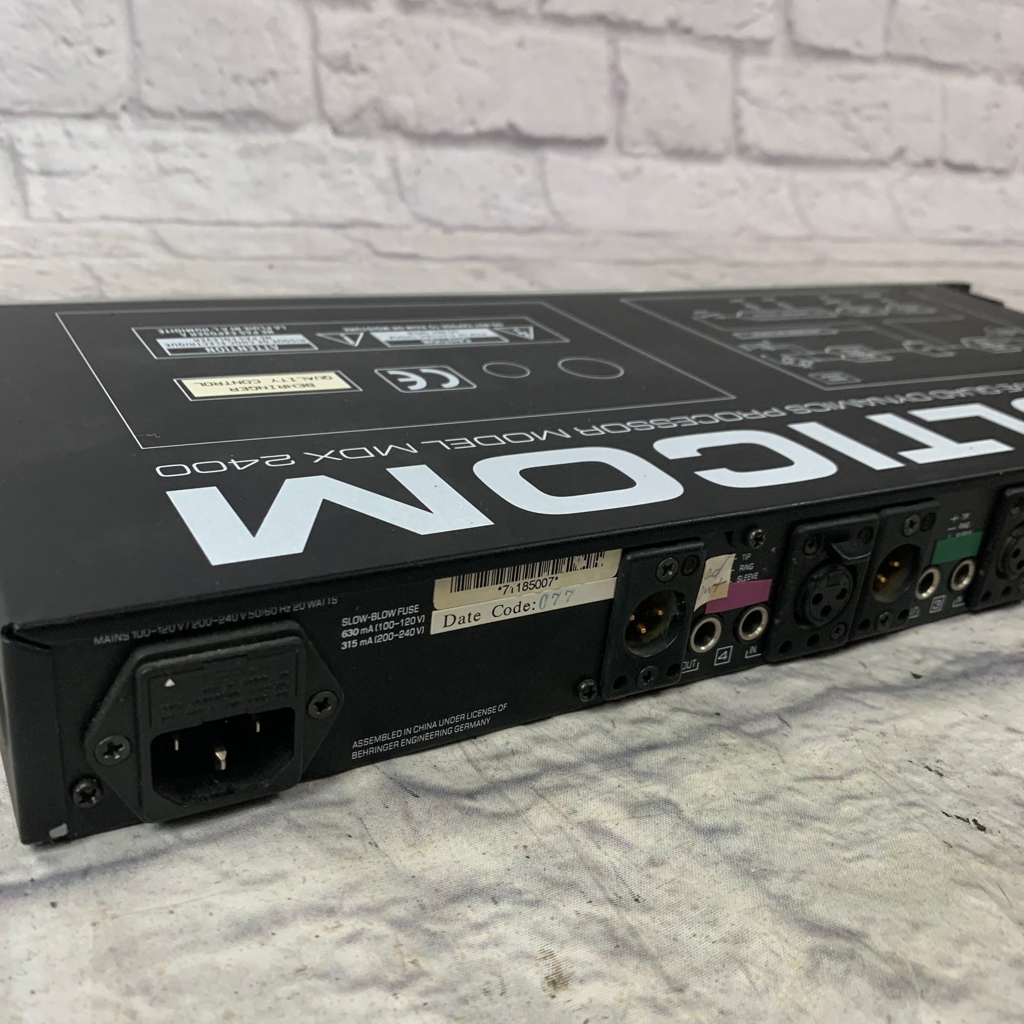 Behringer Multicom Pro-XL MDX4600 Dynamics Processor