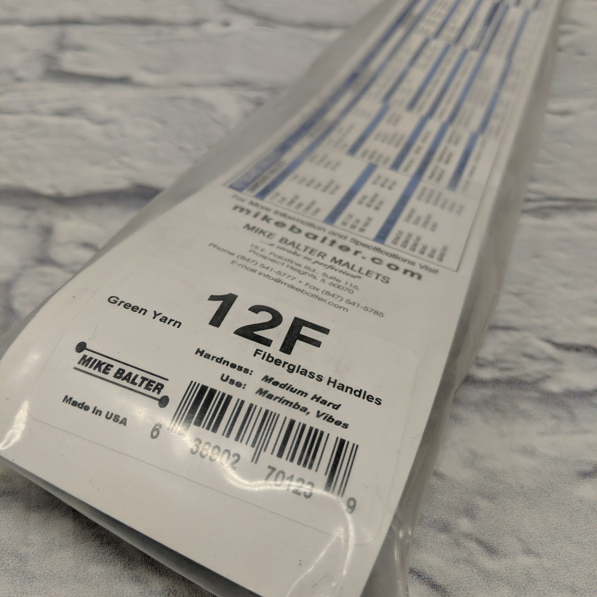 Mike Balter 12F Fiberglass Yarn Marimba Drum Mallets