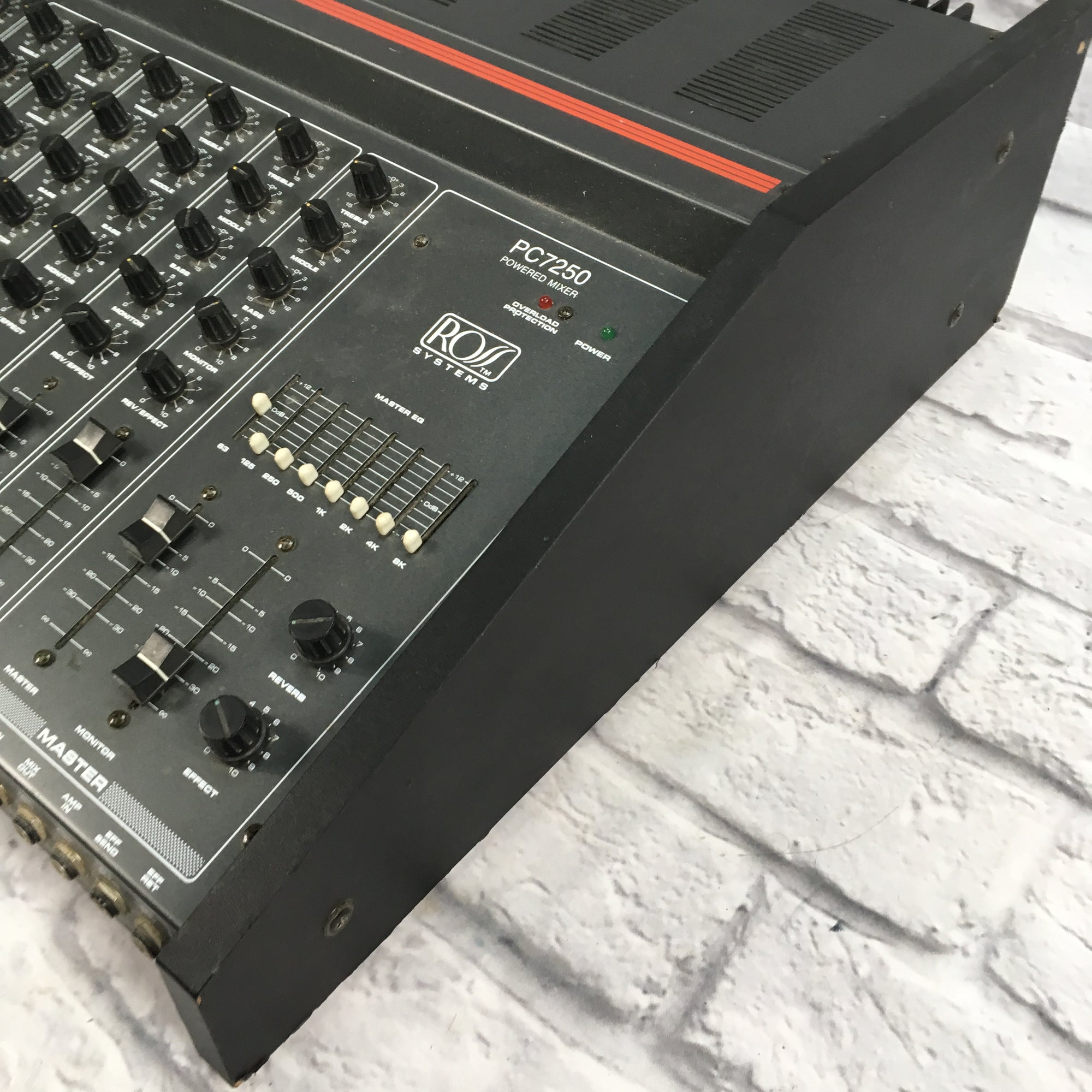 Ross PC7250 7 Channel Analog Mixer