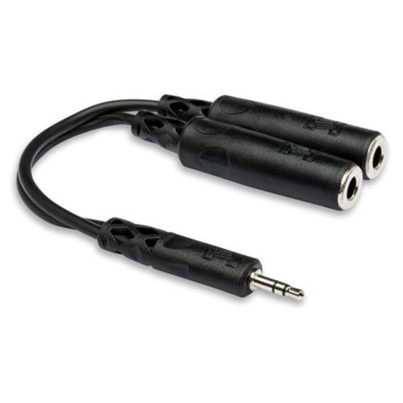 Hosa Technology YMP-233 "Y" Cable 3.5mm TRS to Dual 1/4in TRSF