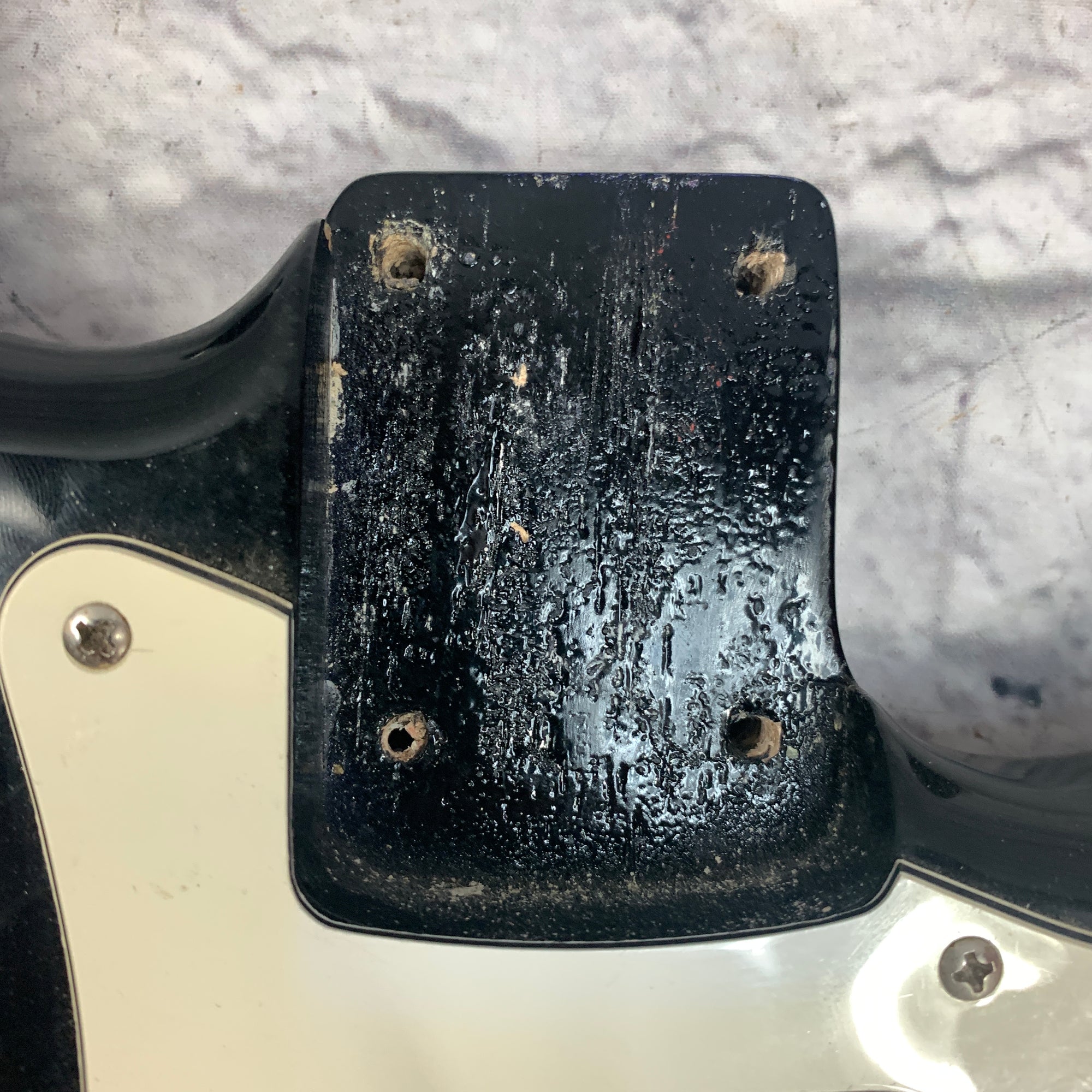 Starcaster Black Electric Guitar Body