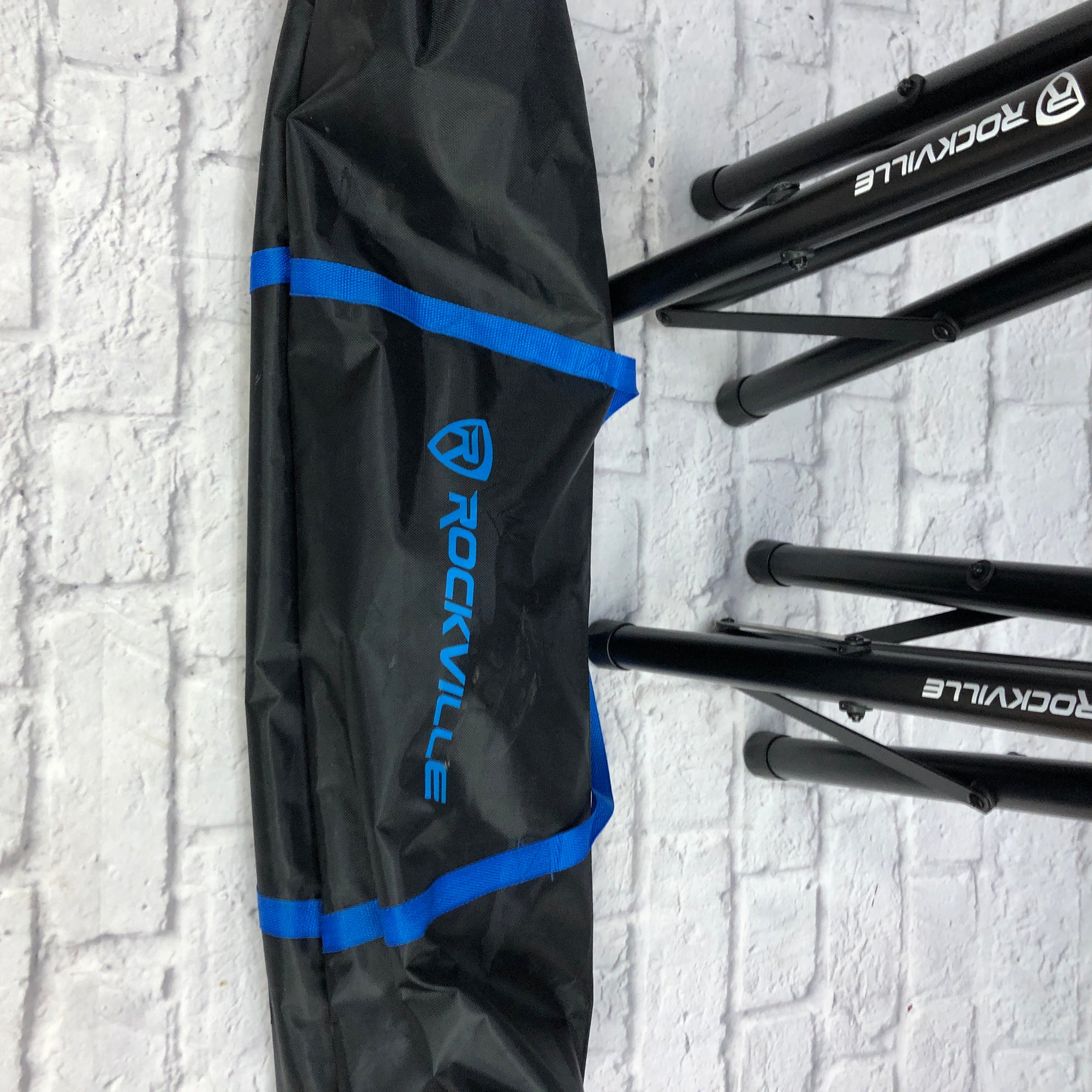Rockville Speaker Stand Pair with Bags