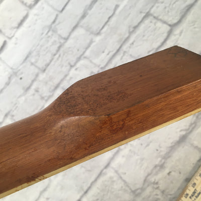Vintage 1960s Short Scale Bass Guitar Neck (E) Rosewood Fretboard Made in Japan