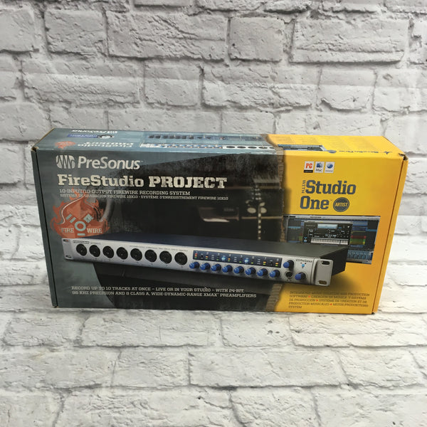 Presonus Firestudio Project Firewire Recording Interface - Evolution Music
