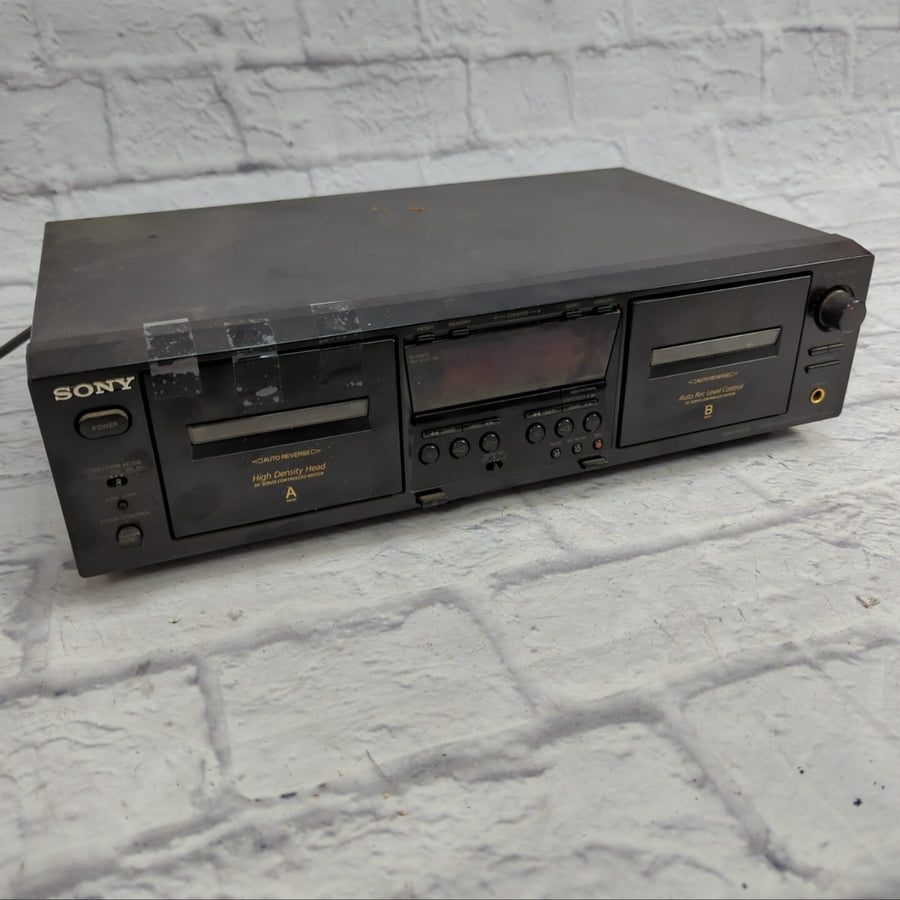 Sony TC-WE475 Dual Cassette Deck As Is