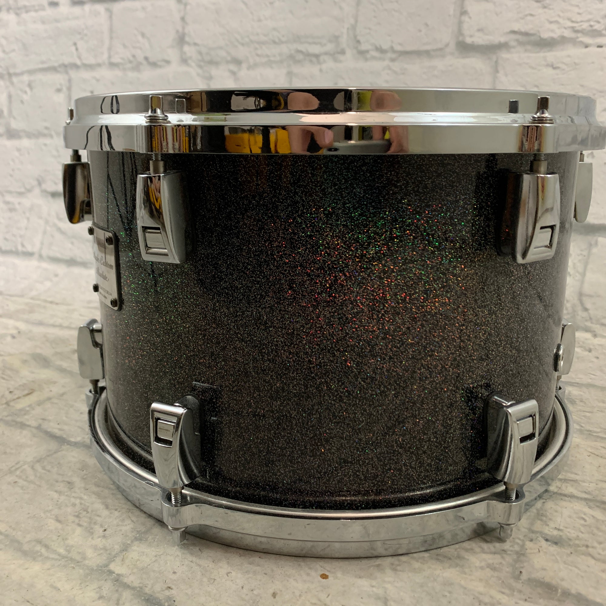 Yamaha Maple Custom Absolute 12"x8" Midnight Sparkle Rack Tom w/ ISS Mount