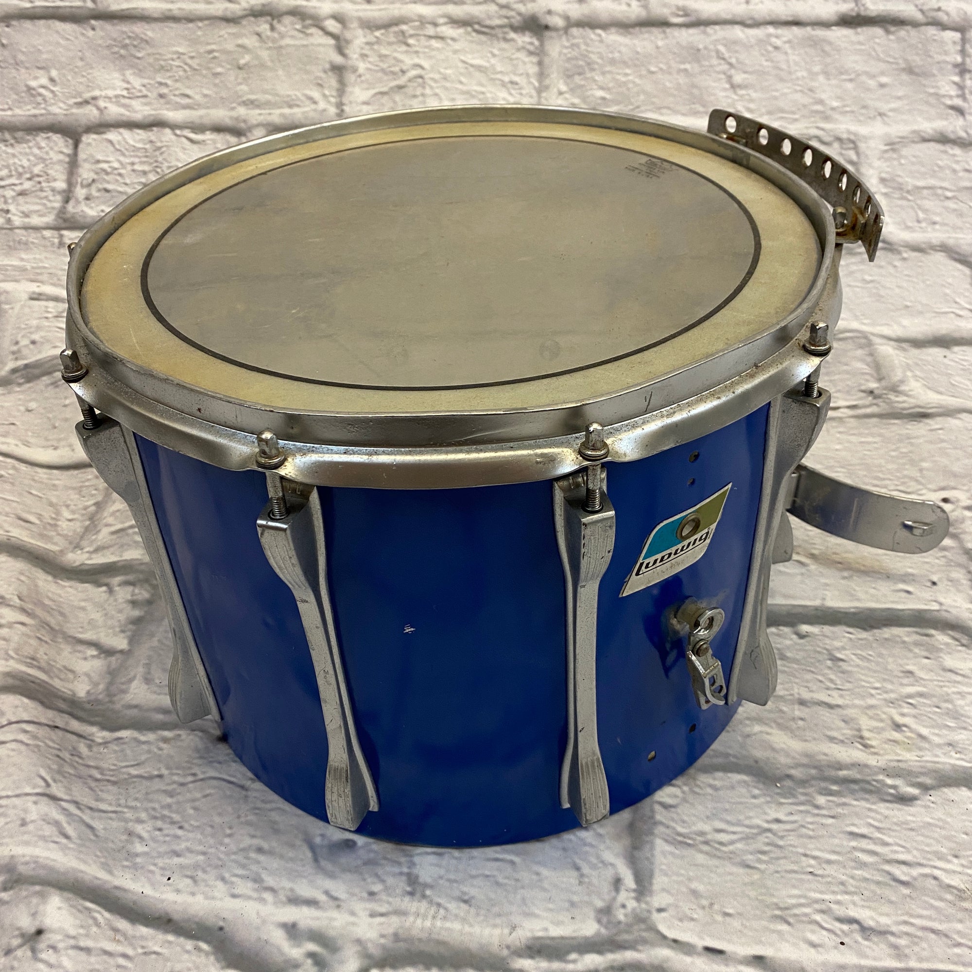 Ludwig 14x10 Challenger Marching Snare Drum Blue