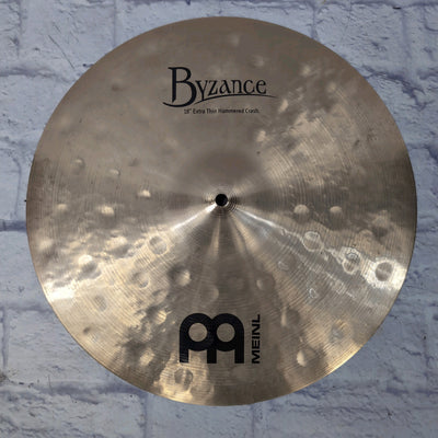 Meinl Byzance Extra Thin Hammered 18" Crash Cymbal (Cracked)