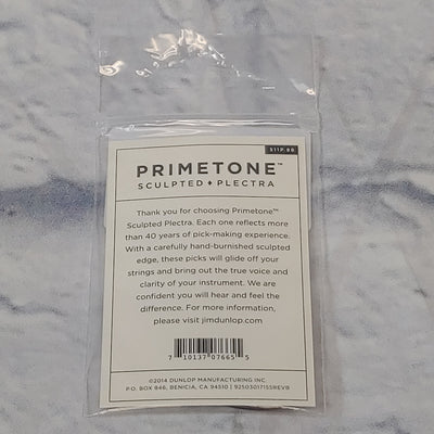 Jim Dunlop Primetone .88 Standard Sculpted + Plectra 3 Picks