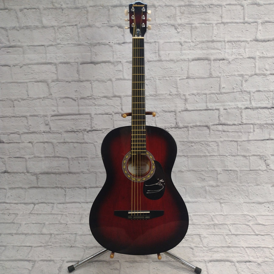 Johnson Acoustic Guitar Signed by Kid Rock