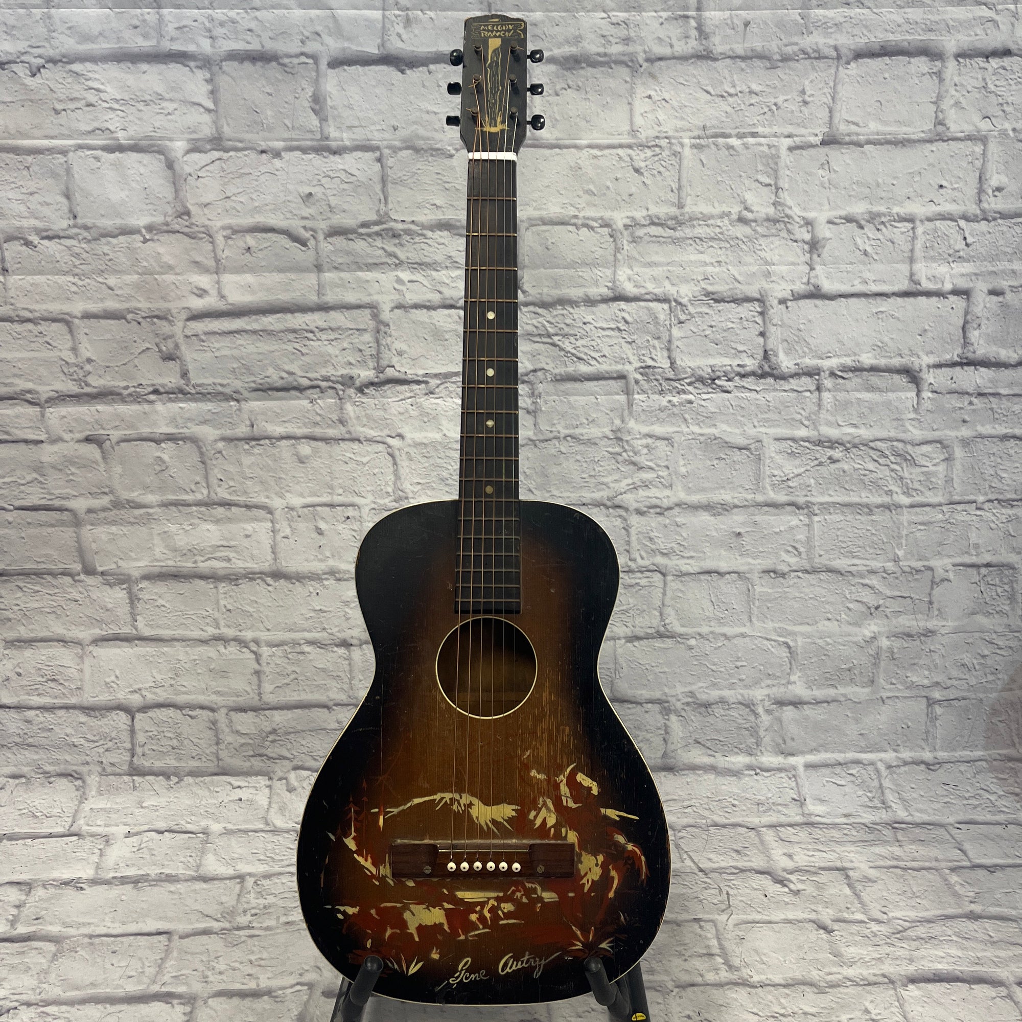 Melody Ranch Vintage Gene Autry Parlor Guitar CONSIGNMENT