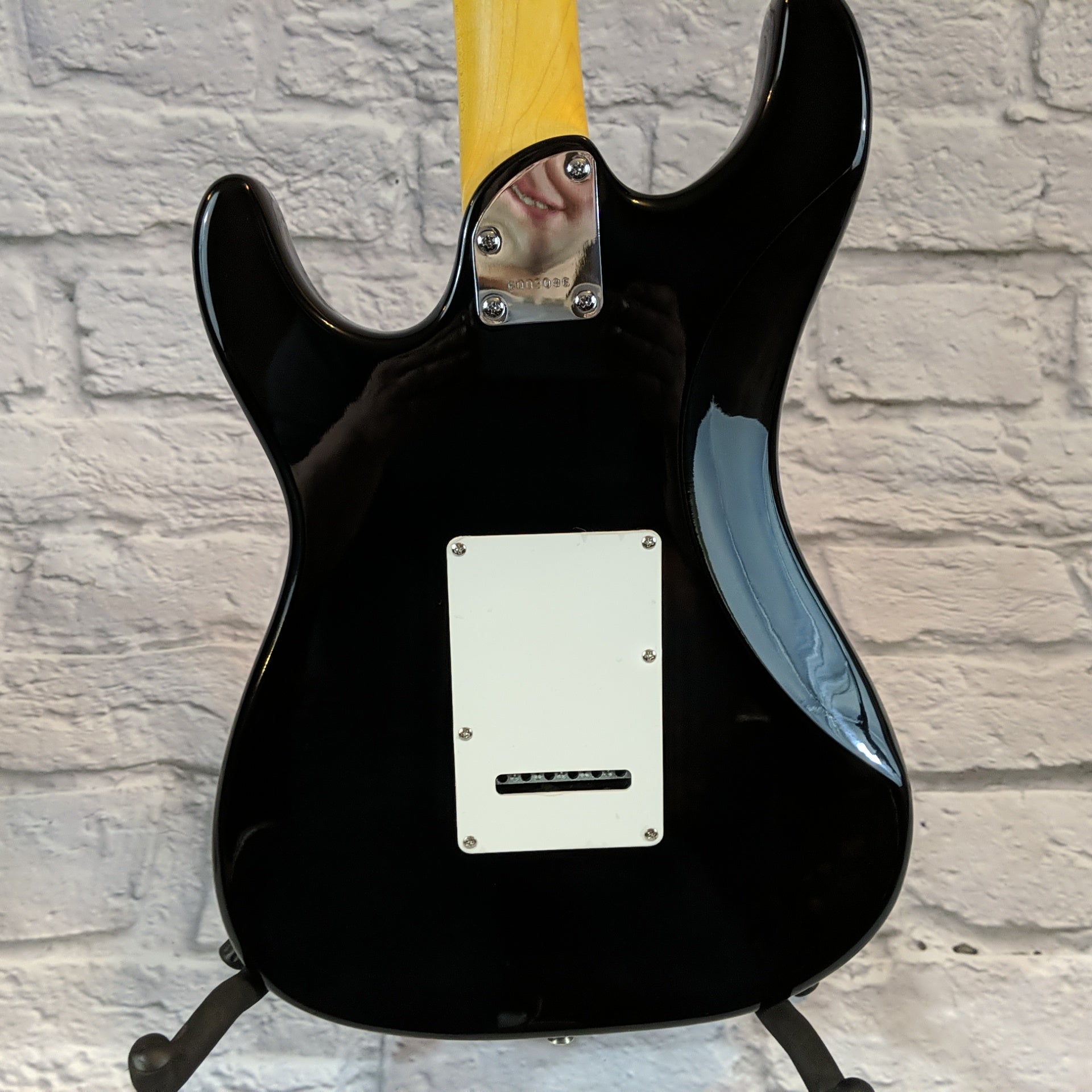 Aria Pro II Fullerton Strat Electric Guitar - Black MIK