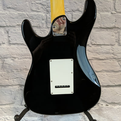 Aria Pro II Fullerton Strat Electric Guitar - Black MIK