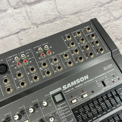 Samson TXM16 1000W Stereo Powered Mixer (mic 4 issue)