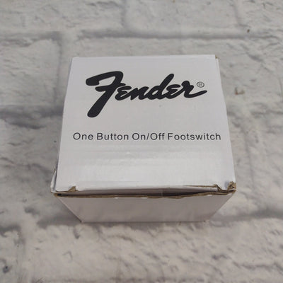 Fender One Button Foot Switch Footswitch