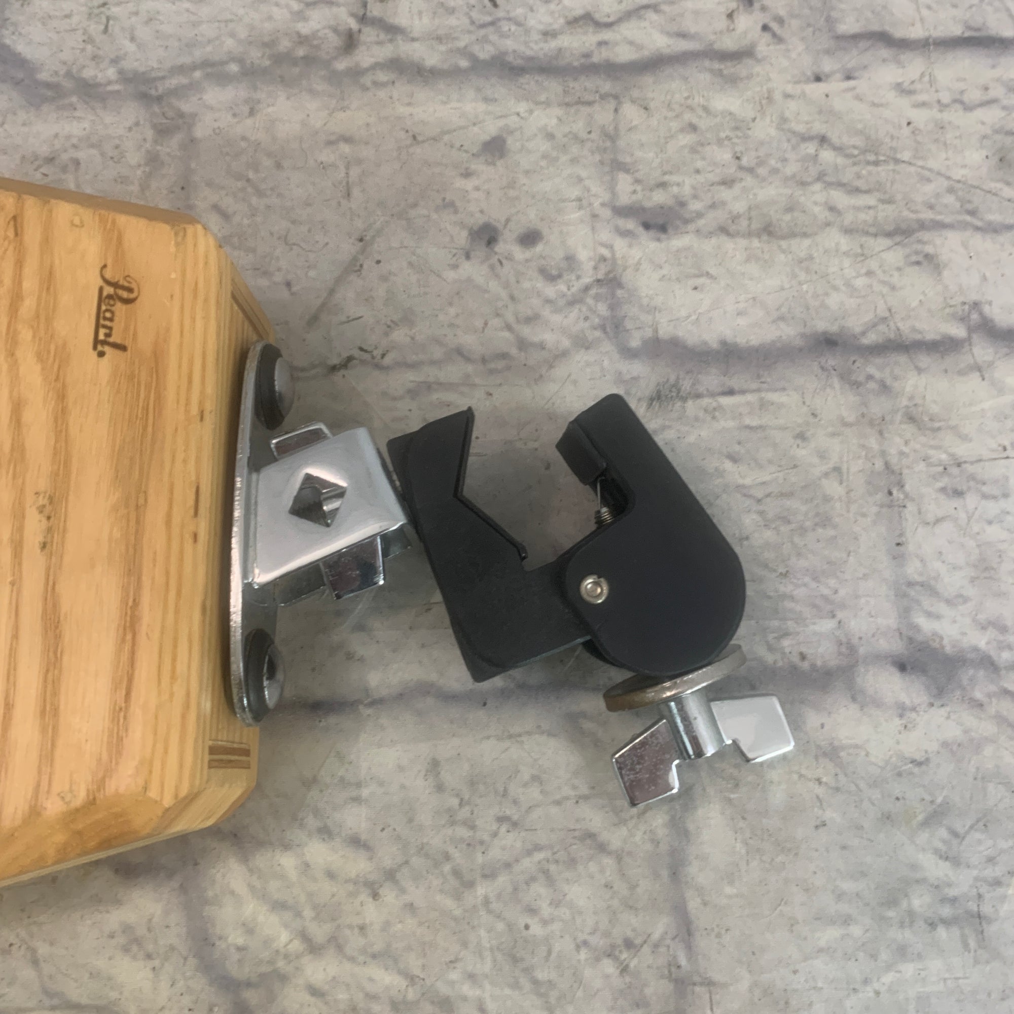 Pearl (Ash Tone Natural Finish) Wood Block w/ Clip