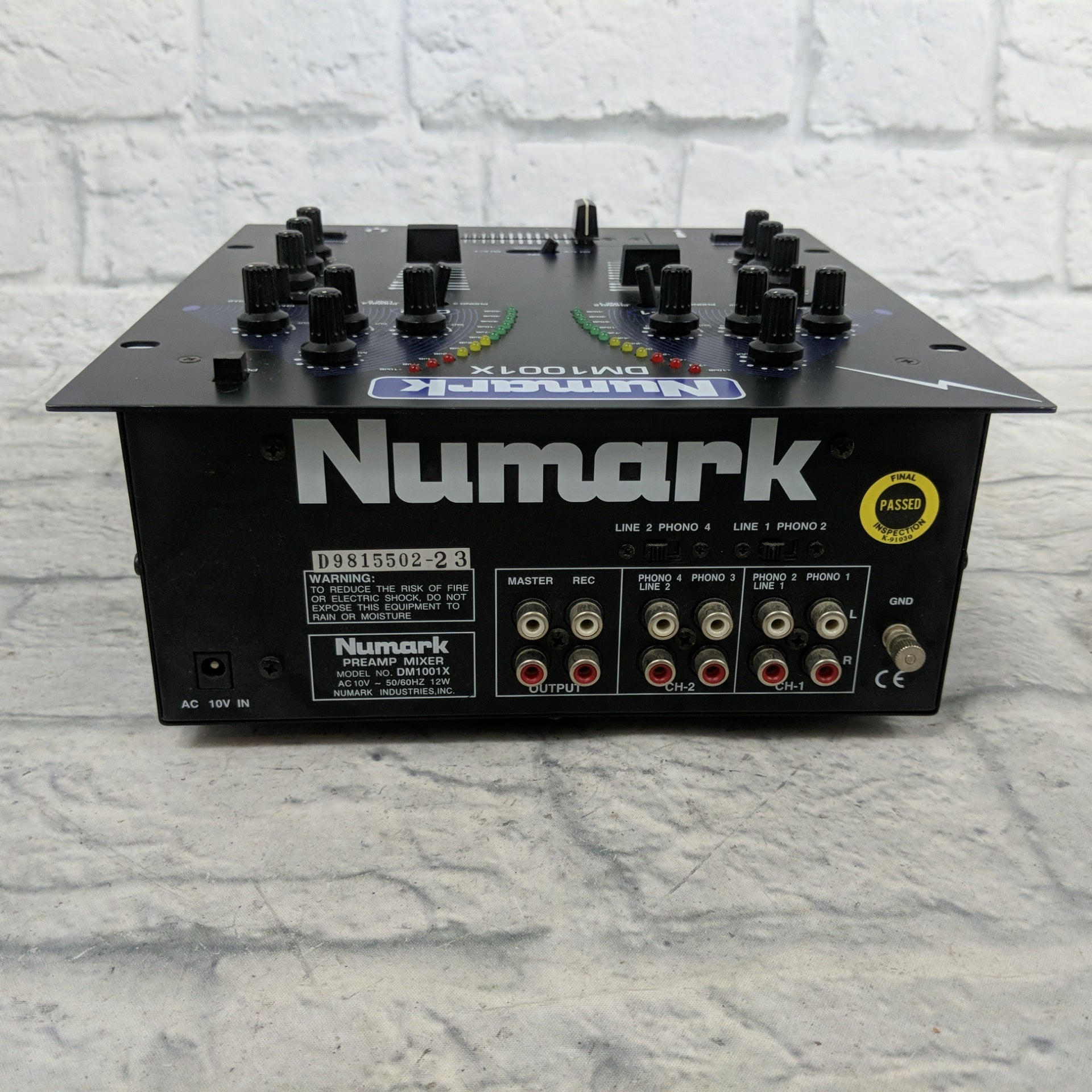 Numark DM1001X DJ Mixer - Evolution Music