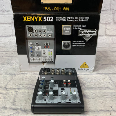 Behringer Xenyx 502 5-Input Compact Mixer