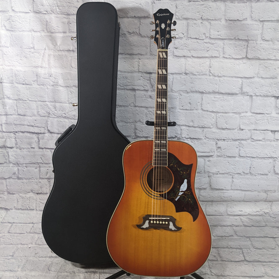 Epiphone Dove Pro Acoustic Guitar w/ Case