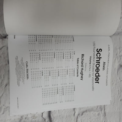 Alwin Schroeder 170 Foundation Studies for Violoncello Volume 1 (Nos. 1-80)
