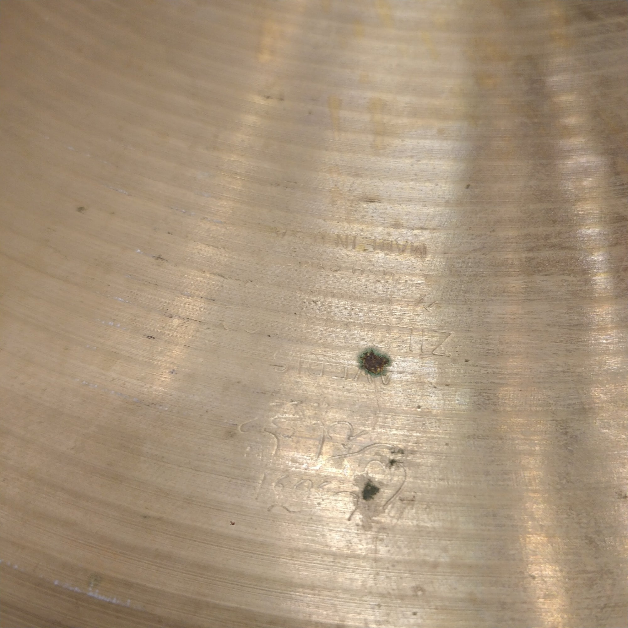 Vintage Late 60s Zildjian 14in Hi Hat Cymbal Pair