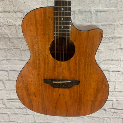 Luna Gypsy Spalt Acoustic Guitar AS IS