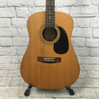 Samick LW-015 Acoustic Guitar with Wilkinson Deluxe Tuners