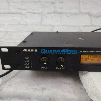 Alesis QuadraVerb 20K Bandwidth Simultaneous Digital Effects Rack Unit