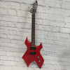 BC Rich Warlock Bronze Series Red Electric Guitar As-Is Project