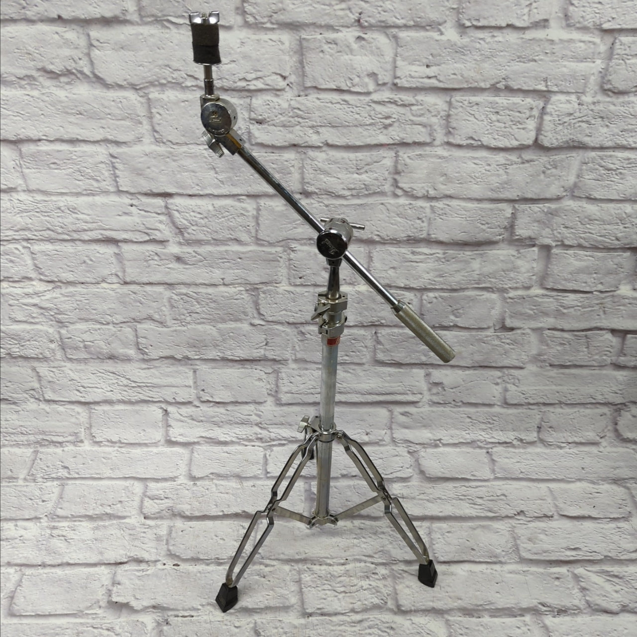 Pearl Heavy Duty Double Braced Boom Cymbal Stand with Tilter and Counterweight 1980s Red Label