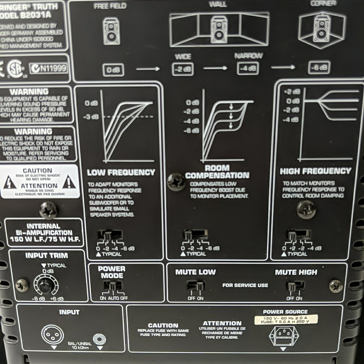 Behringer Truth B2013A Studio Monitor Pair