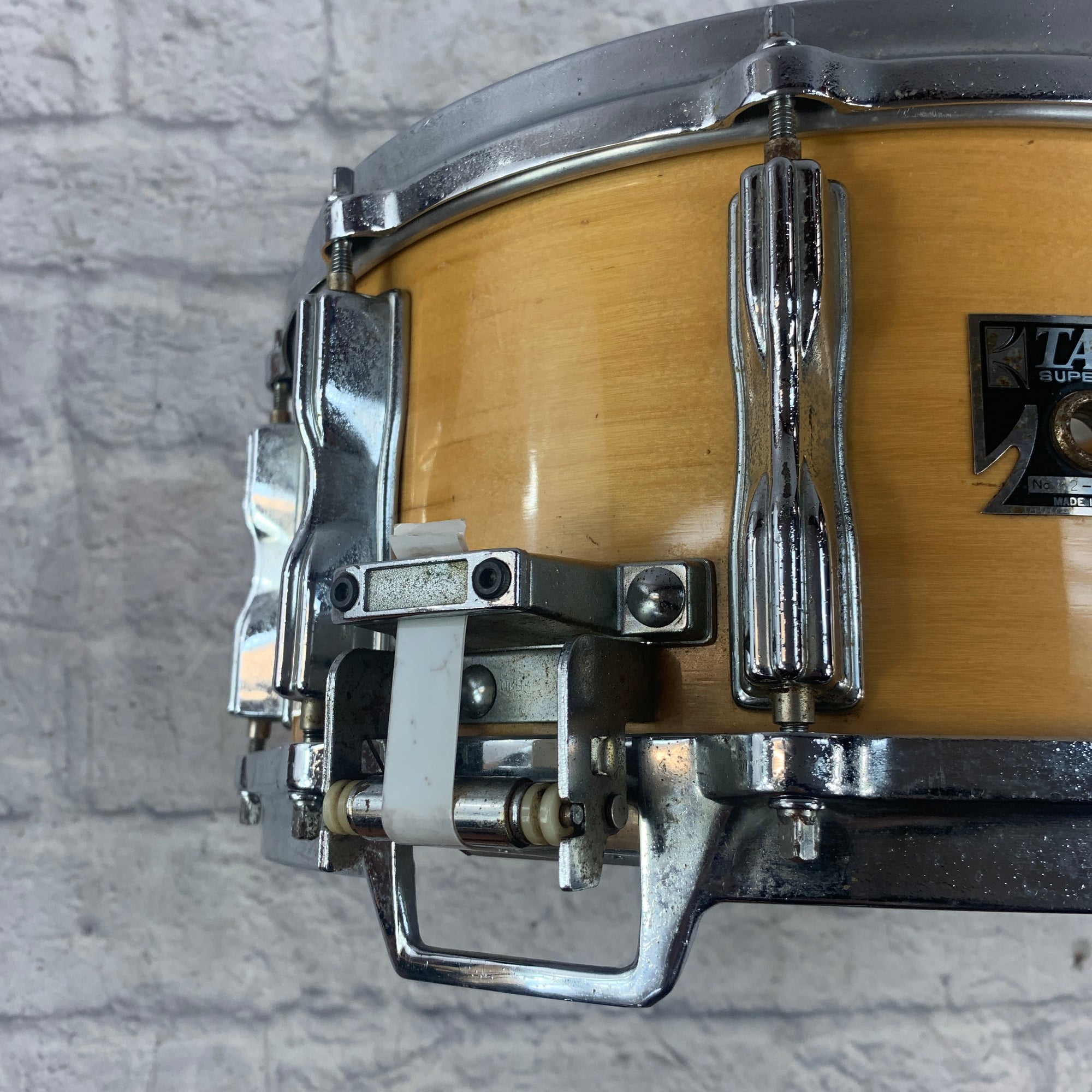 Vintage 1982 Tama Superstar Birch Snare Drum 14x6.5