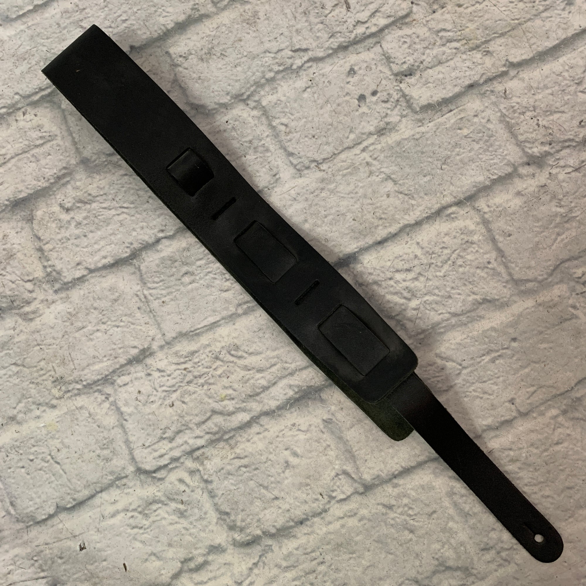 GHS Leather Guitar Strap - Black