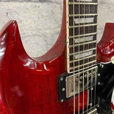 Gatto SG Style Solid Body Cherry Duncans