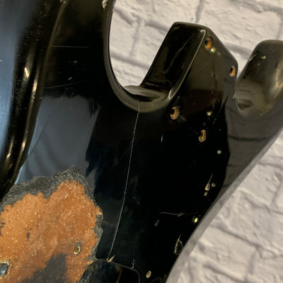Project Electric Guitar Body Black